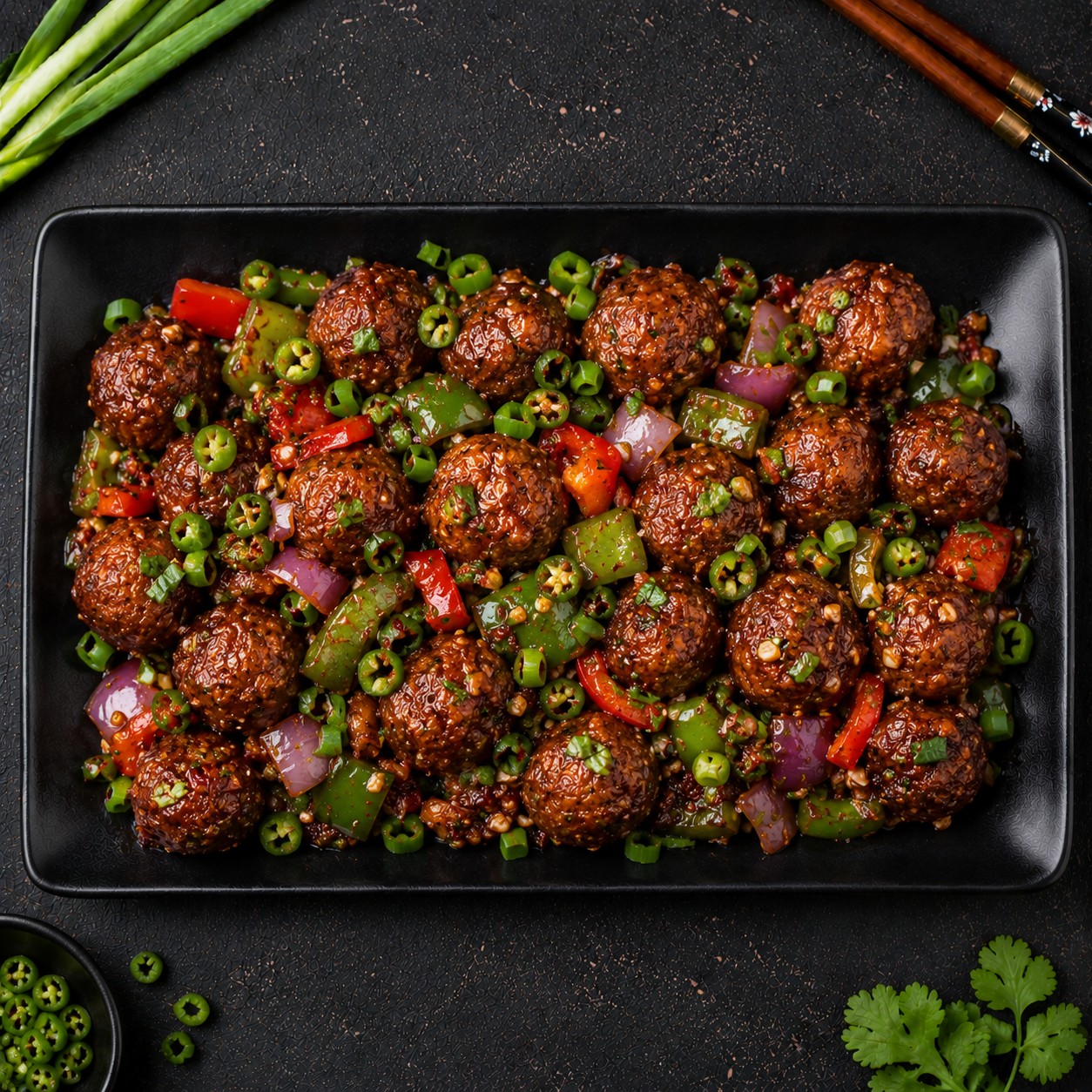 Veg Manchurian (Dry)